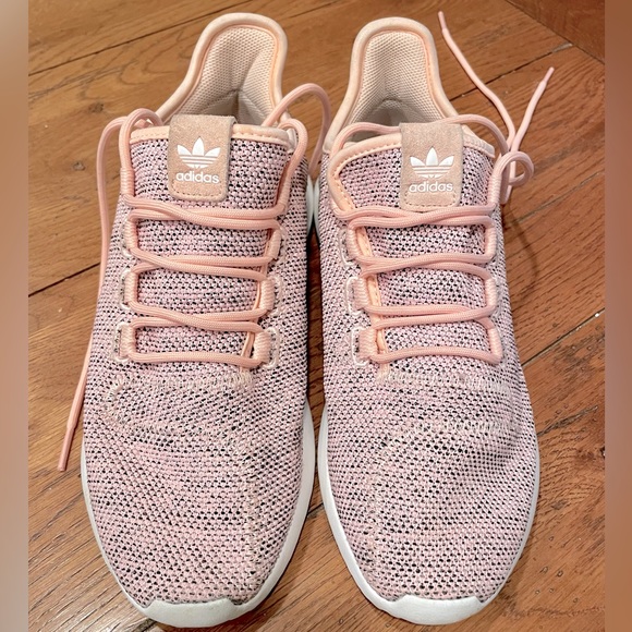 Women’s Adidas Tubular Pink Sneaker - Picture 2 of 2